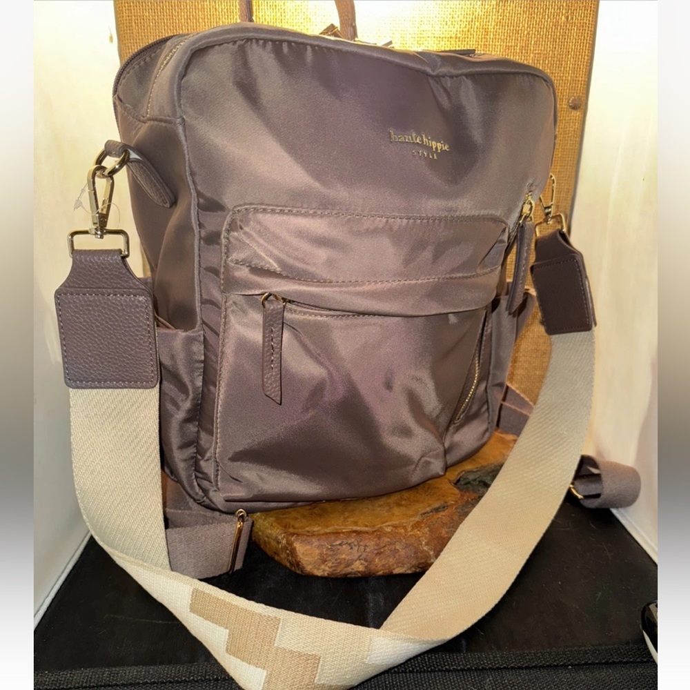 Haute Hippie on the go diaper back pack laptop.